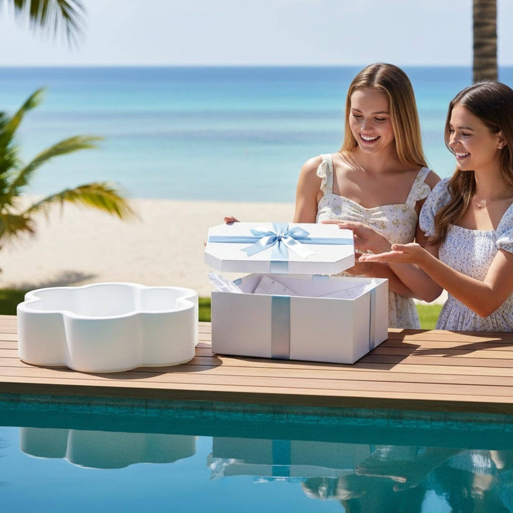 Floating Wave Flower Drink Holder for Pool & Hot Tub
