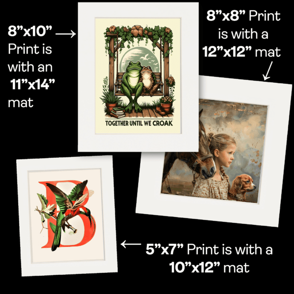Grunge Desert Flora - Western and Southwestern Art Prints – 8″x10″ Artwork for 11″x14″ Frame