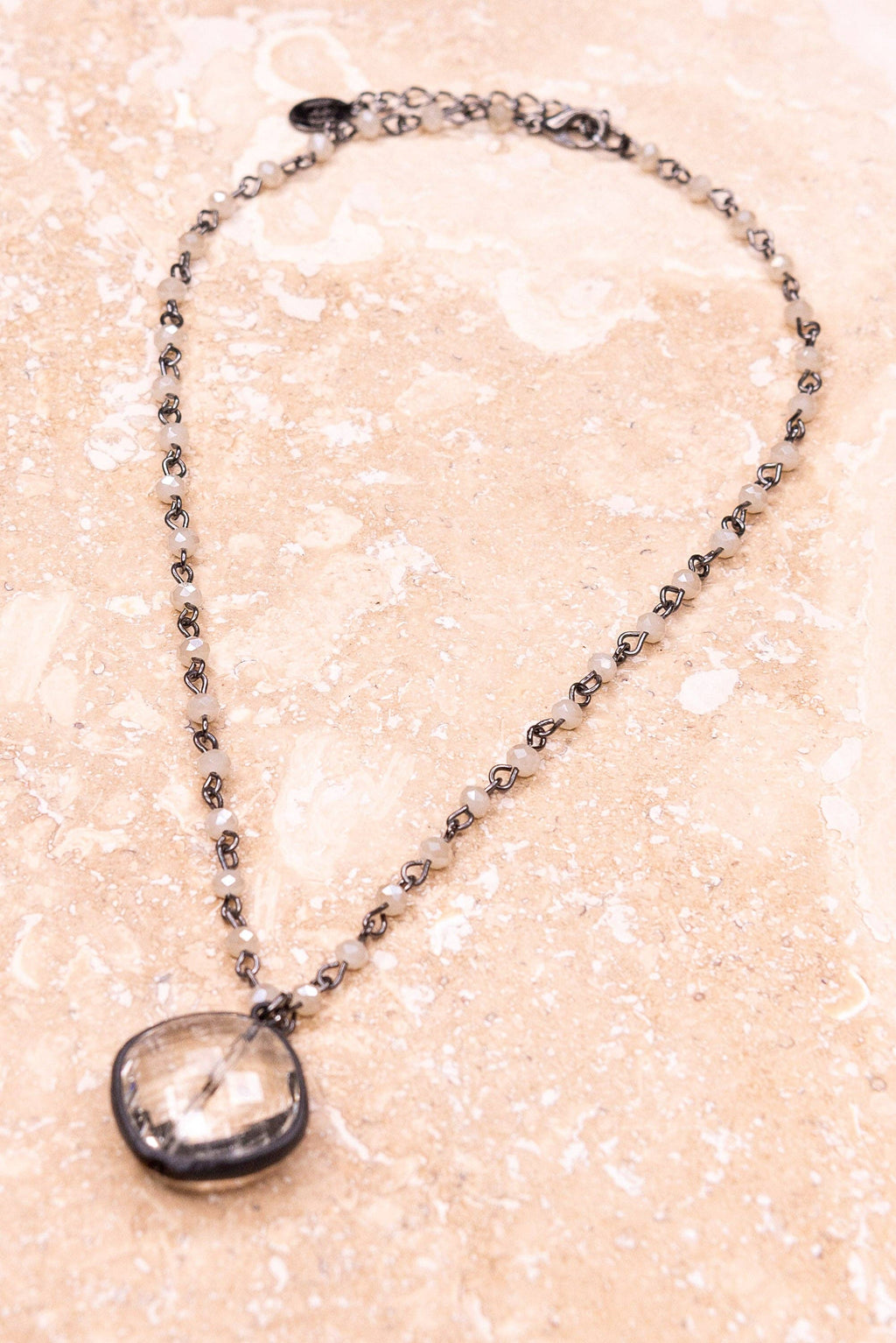 Ariel Necklace in Cream