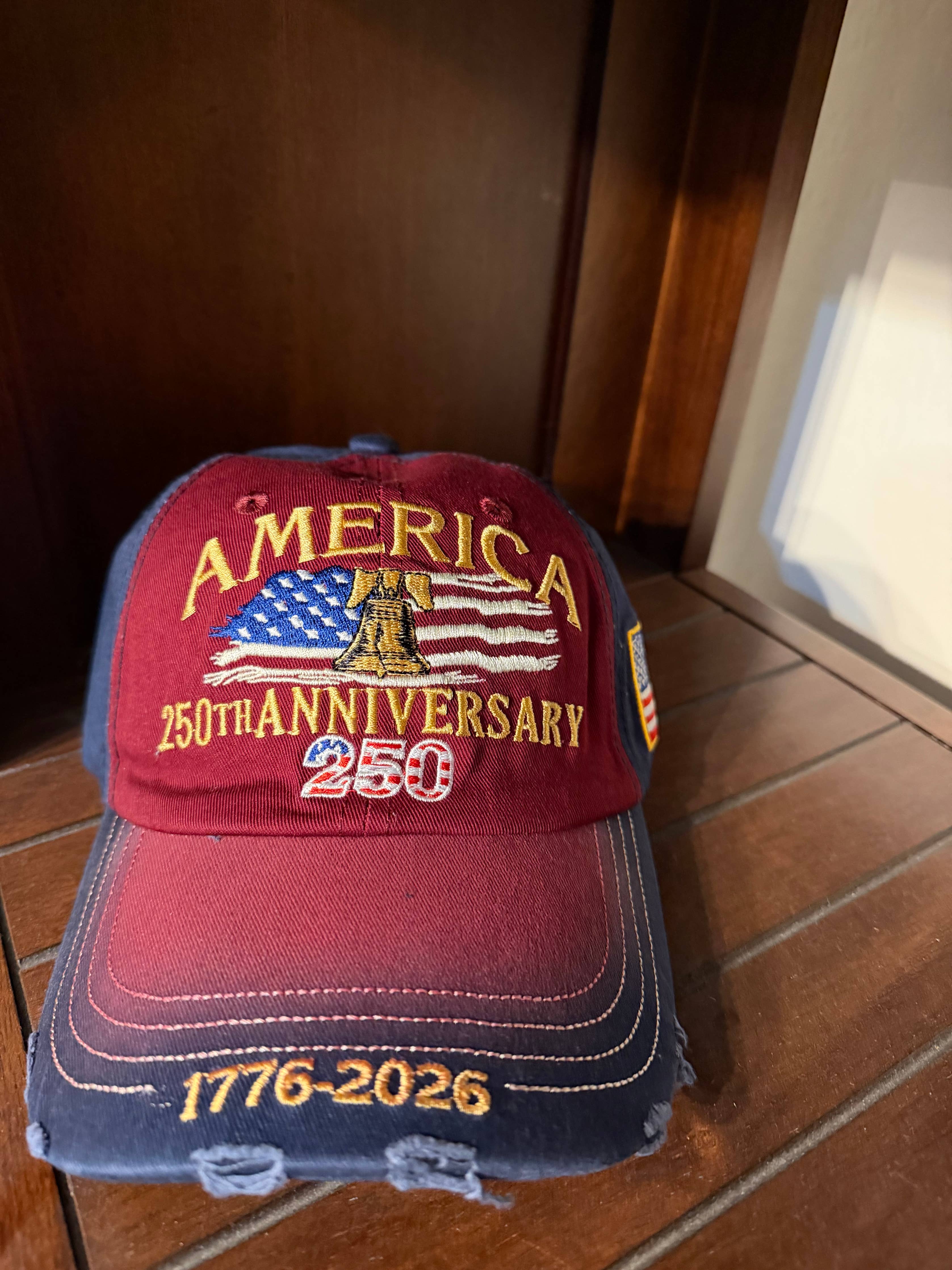 250th Anniversary Embroidered Baseball Cap