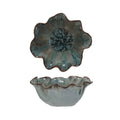 Ruffled Stoneware Bowl￼