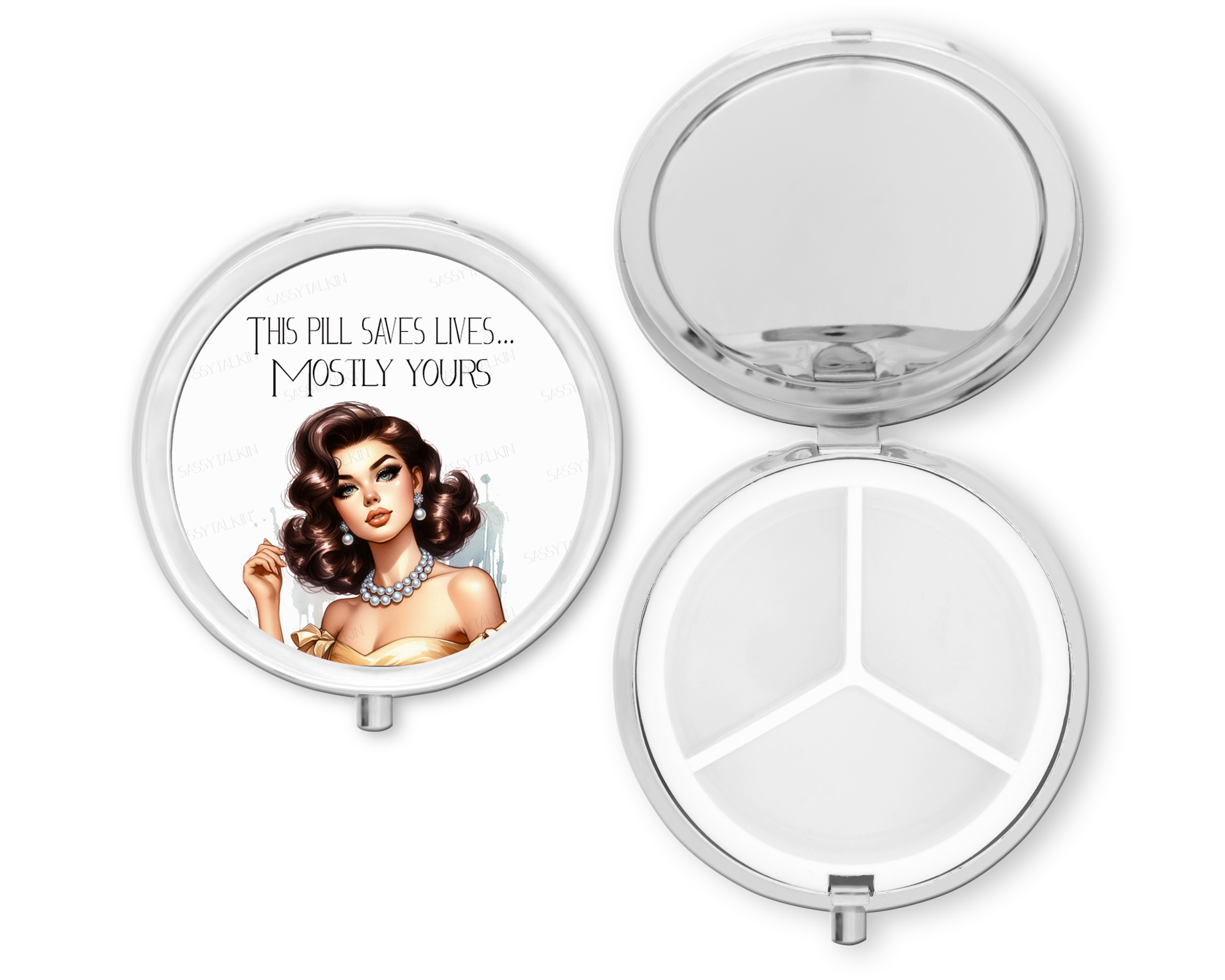Purse Pill Box Organizer, This pill saves lives ..