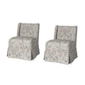 Edwin Slipper Chair with Slipcover Set Of 2
