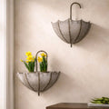 Umbrella Planters Set of 2 13in and 10inH