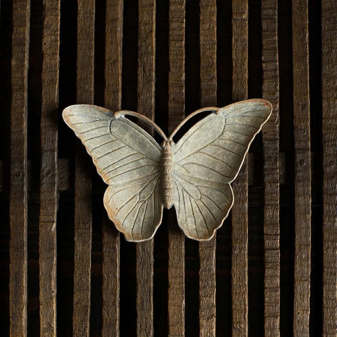 Butterfly Jewelry Dish in Zinc