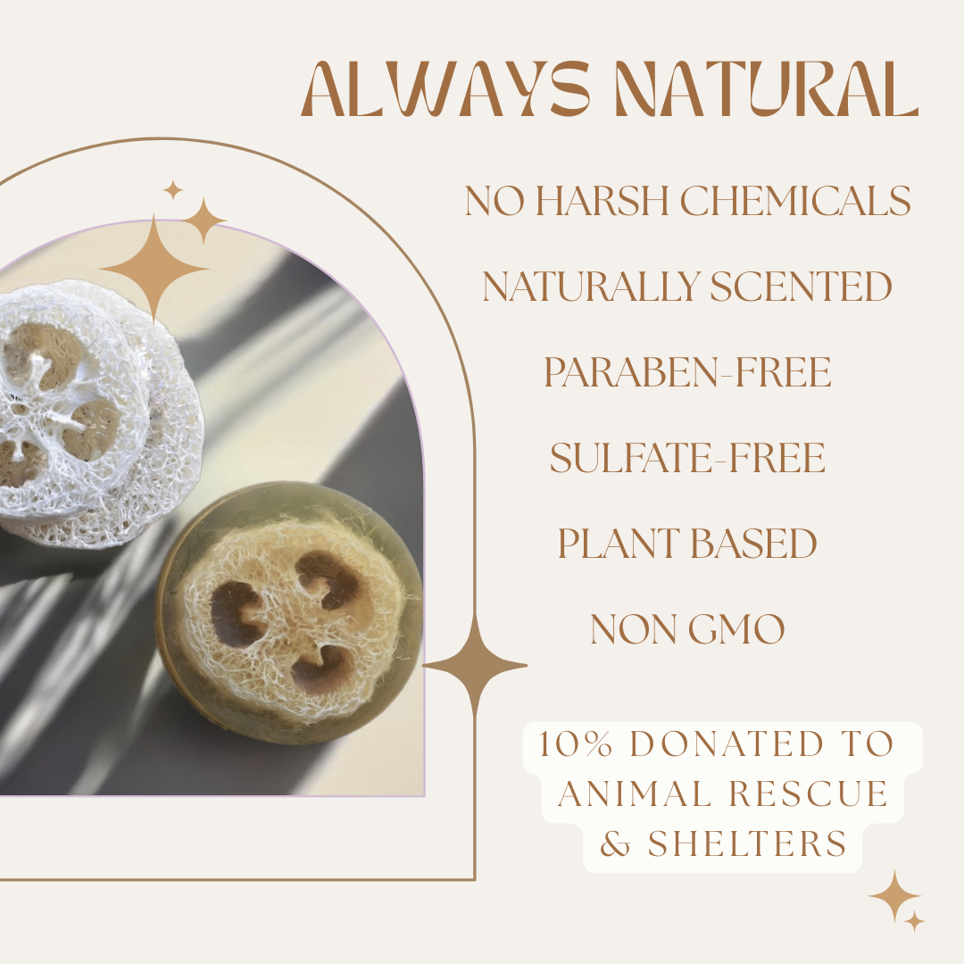 Lavender + Eucalyptus Organic Loofah Soap 