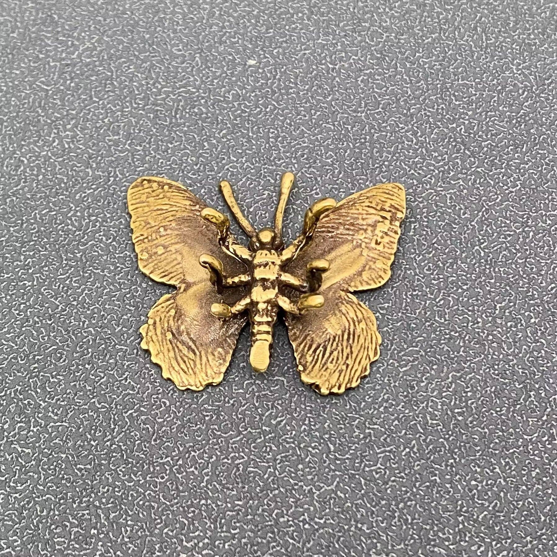 Vintage Brass Butterfly Crafts Desktop Ornaments