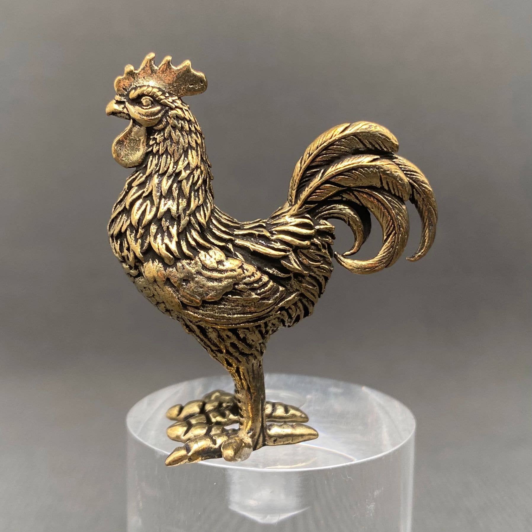 Brass Rooster Crafts Decoration Desktop Ornaments