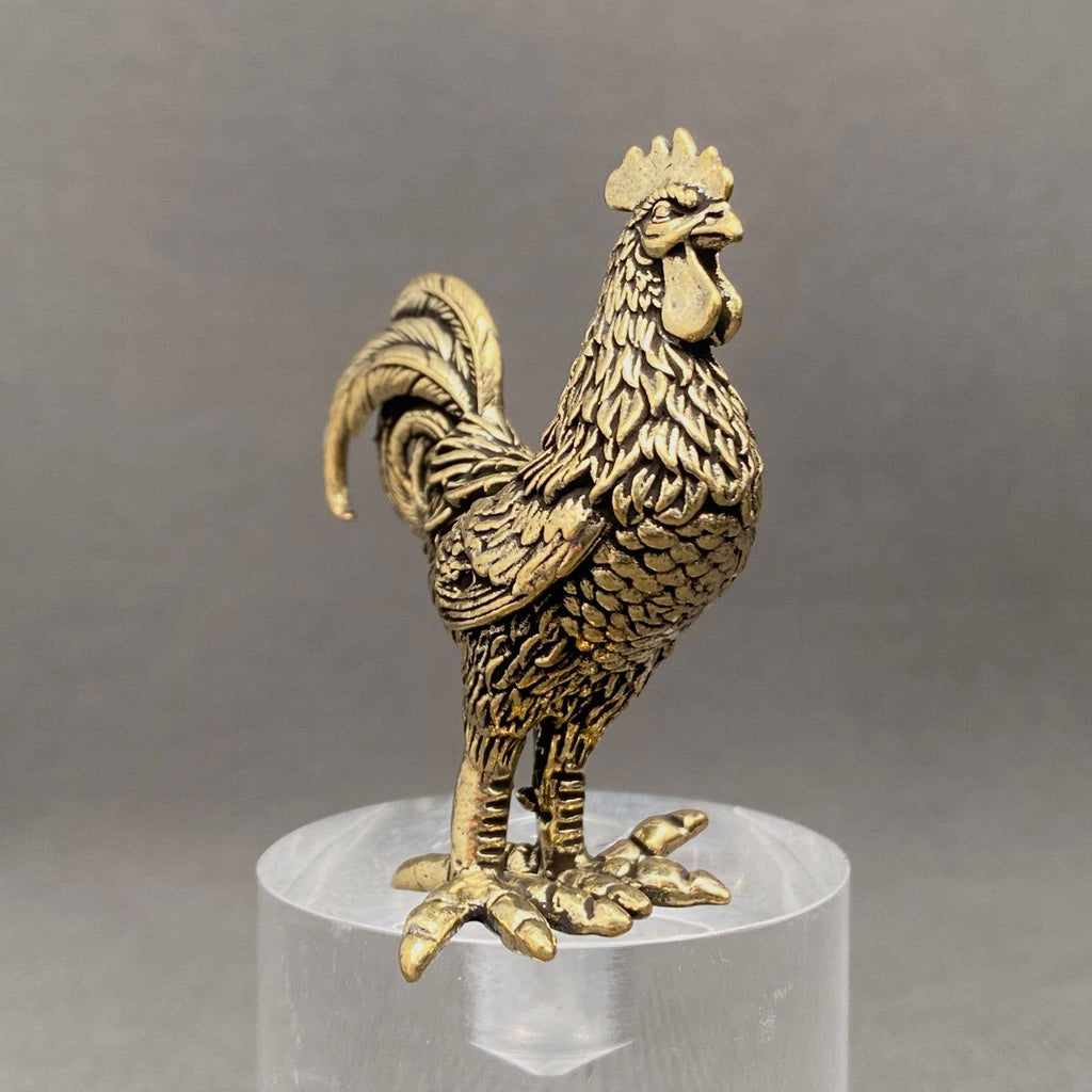 Brass Rooster Crafts Decoration Desktop Ornaments