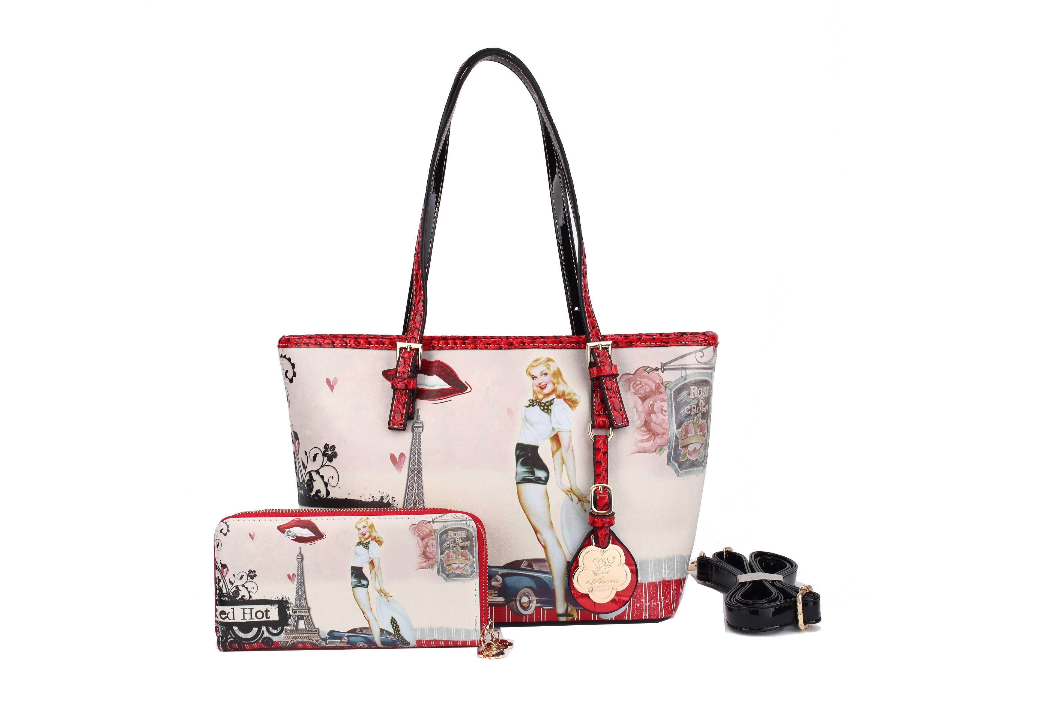 Arosa Retro Glamour Parisian Tote Bag