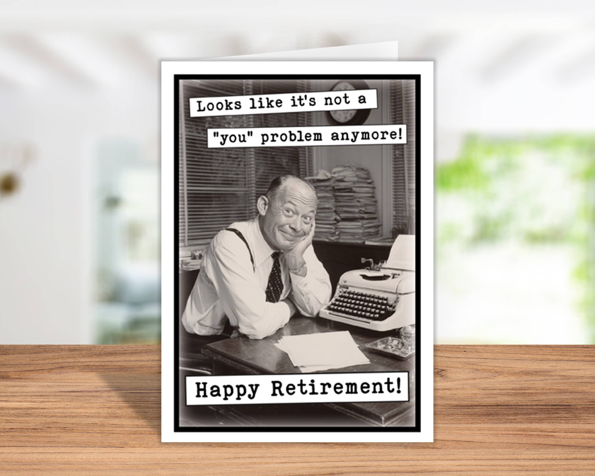 Funny Retirement Card, Retirement Gifts | Handmade in USA
