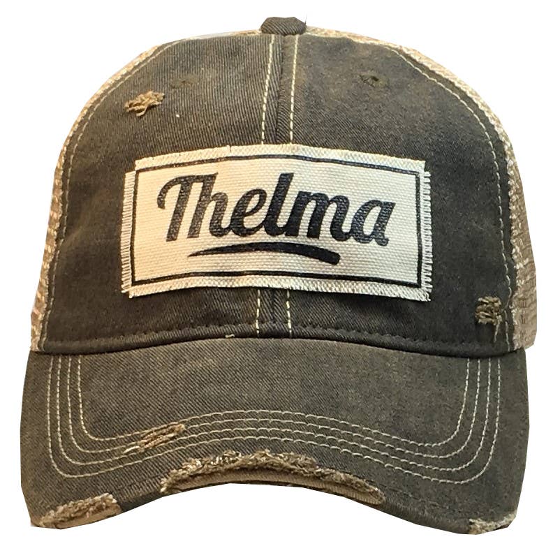 Thelma Distressed Trucker Cap