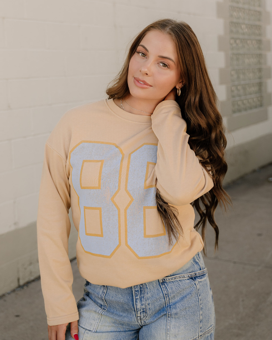 88 Sweatshirt | Graphic Pullover Sweater | Casual Women Top