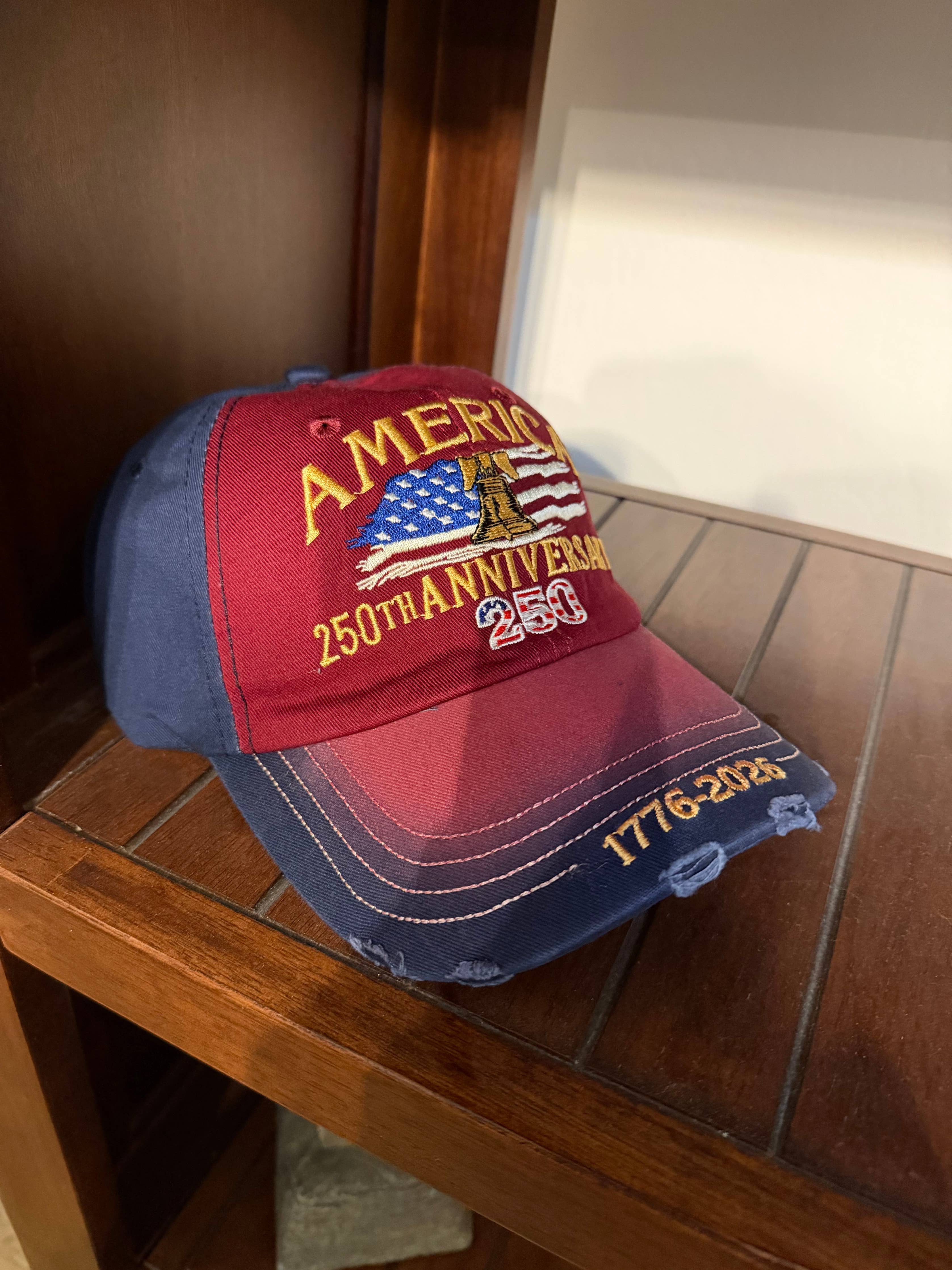 250th Anniversary Embroidered Baseball Cap