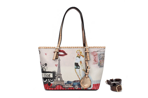 Arosa Retro Glamour Parisian Tote Bag