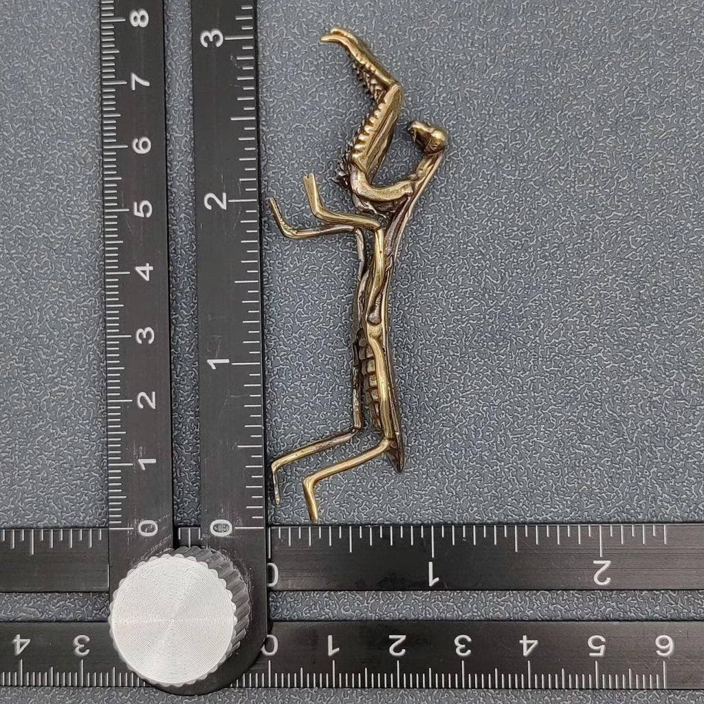 Brass Mantis Desktop Ornaments Decoration