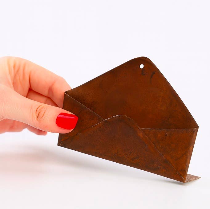 Metal Envelope Business Card Holder - Select Color