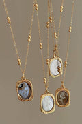 Double Layered Rose Pendant Necklace
