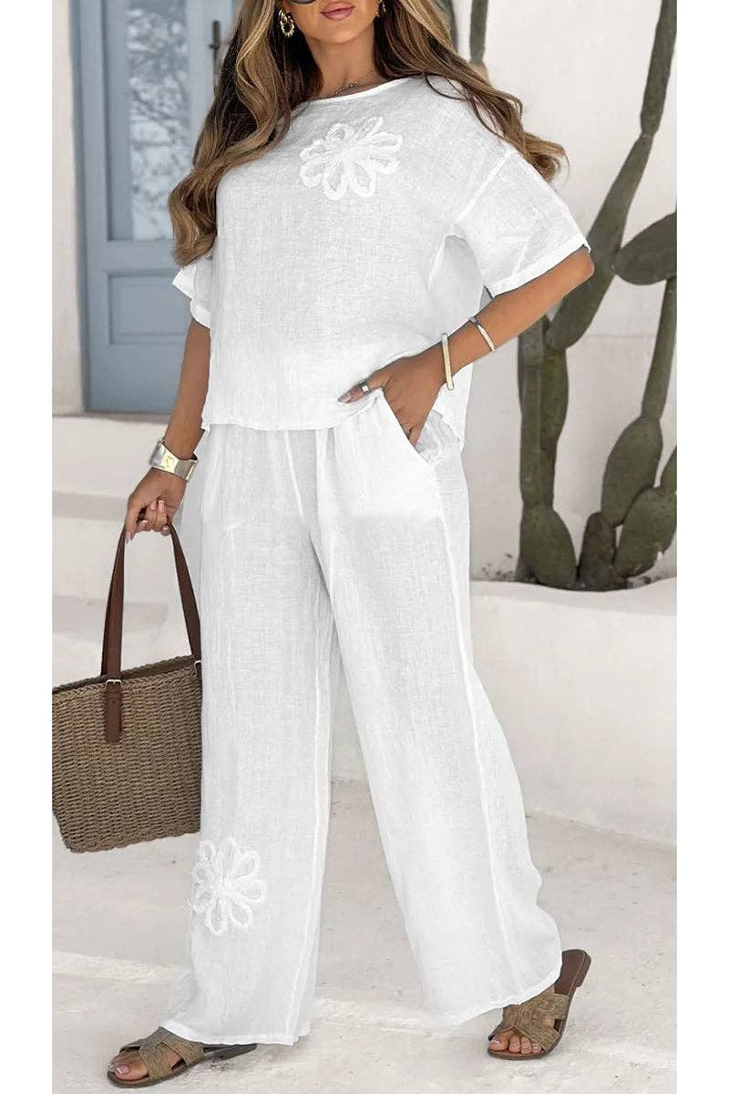 Floral Relaxed Two-Piece Set