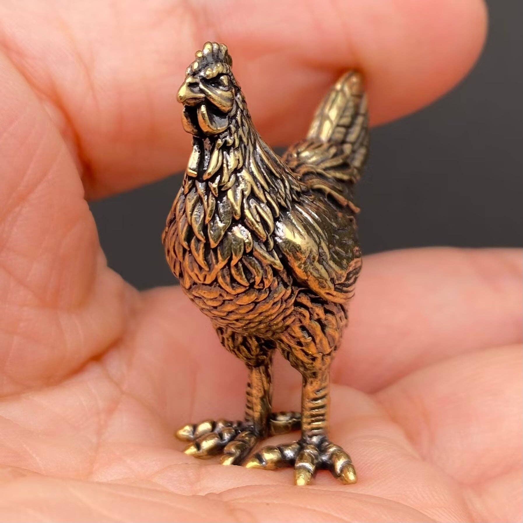 Brass Hen Crafts Decoration Desktop Ornaments