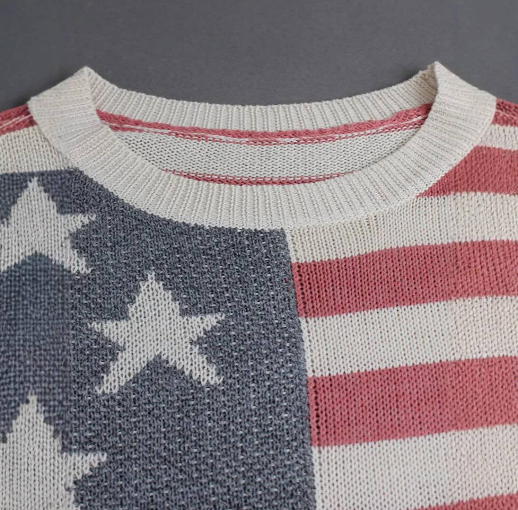 US Flag Sweater