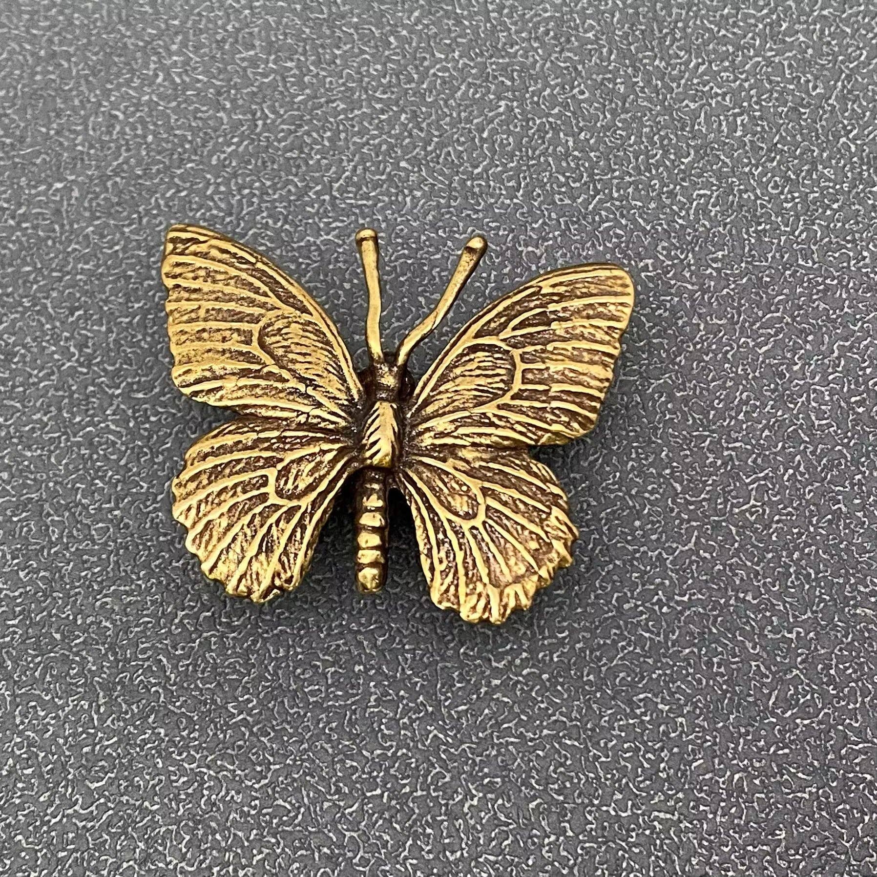 Vintage Brass Butterfly Crafts Desktop Ornaments