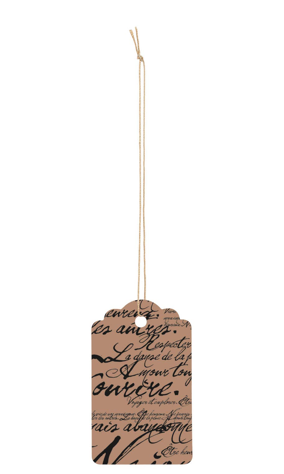 Strung Scalloped Price Tags