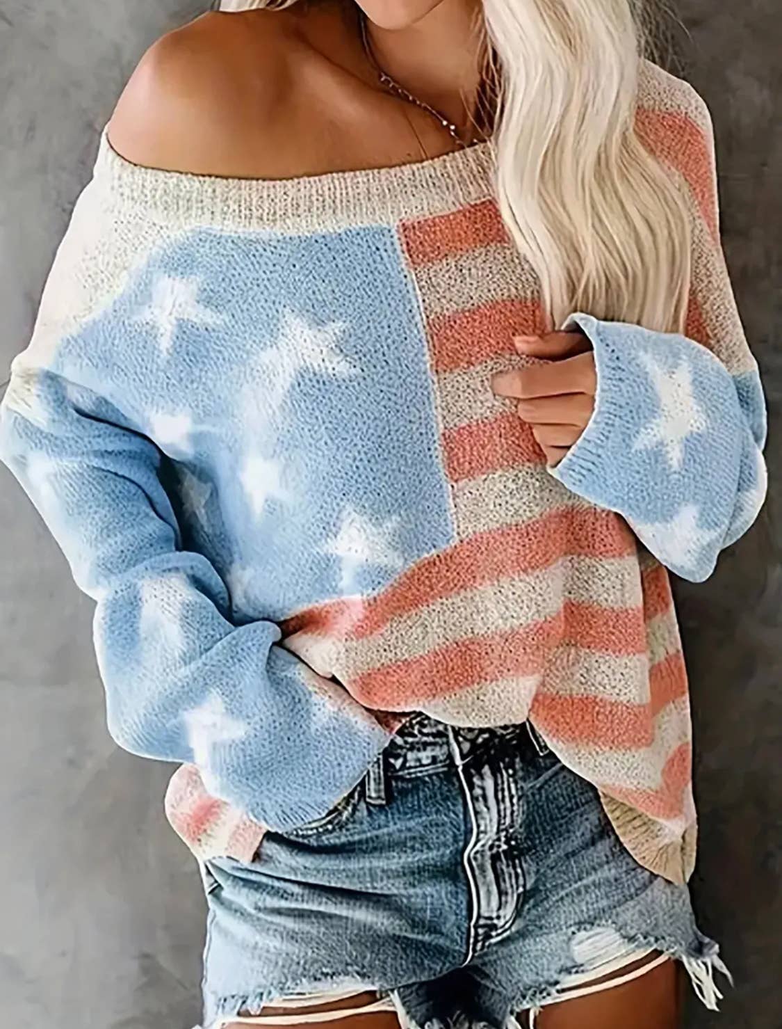 US Flag Sweater