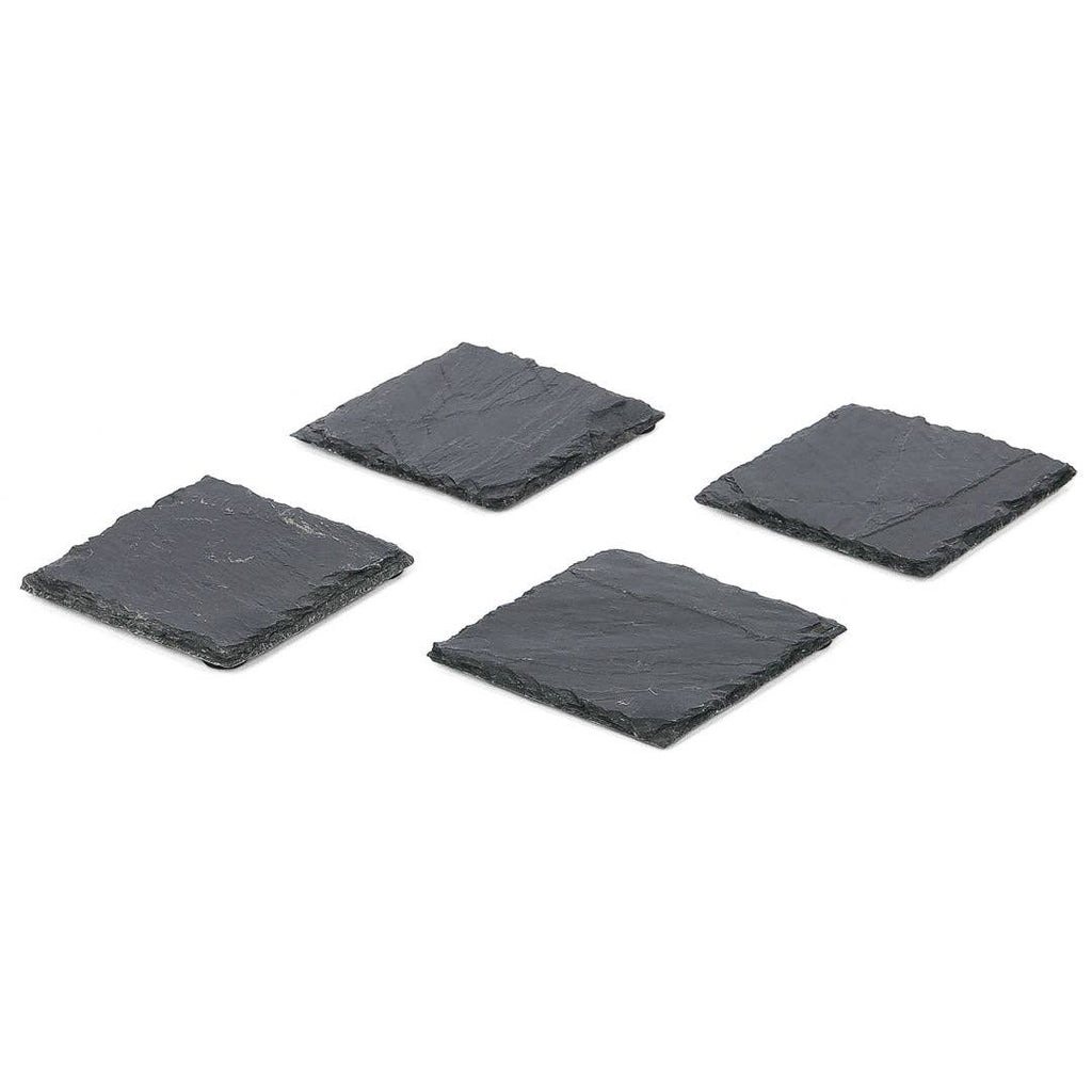 S/4 SQ SLATE COASTERS