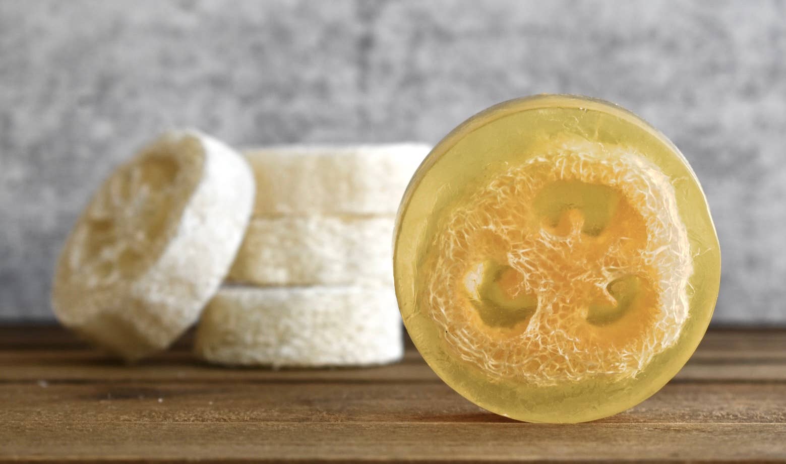 Lavender + Eucalyptus Organic Loofah Soap 
