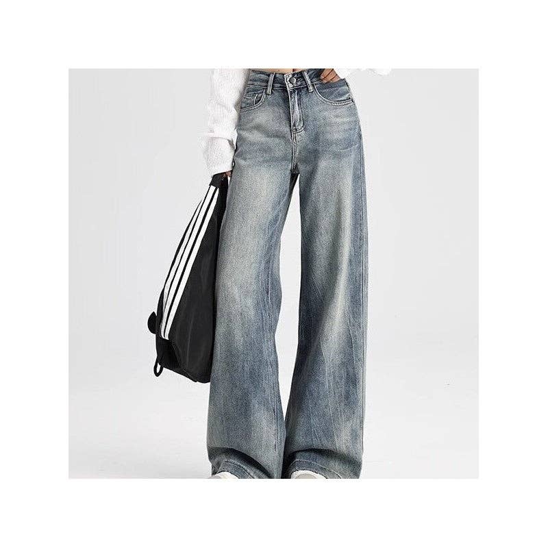 Vintage High Waist Wide Leg Jeans