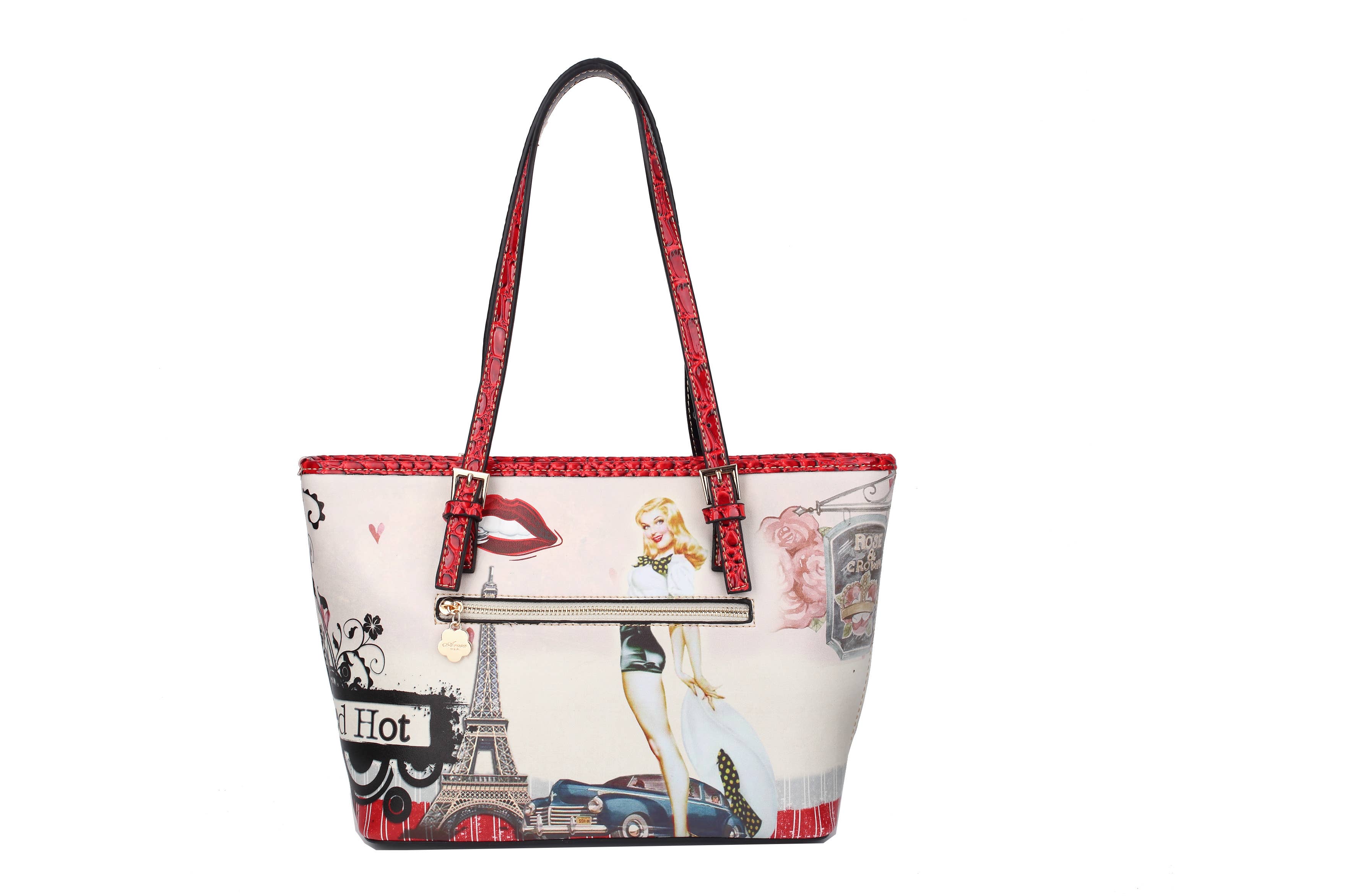 Arosa Retro Glamour Parisian Tote Bag