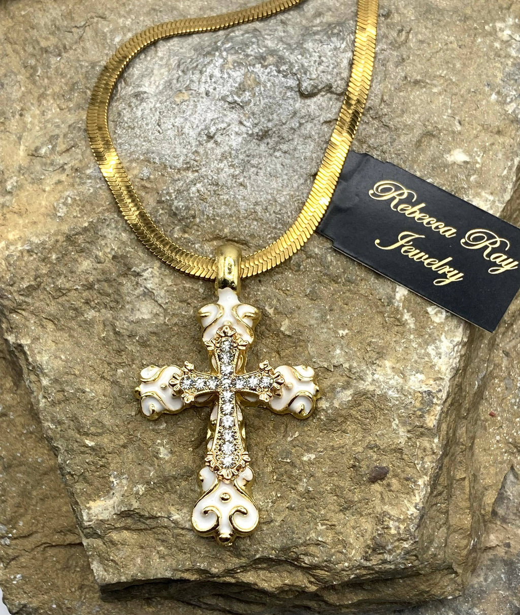 Gold Layered Cross Necklace
