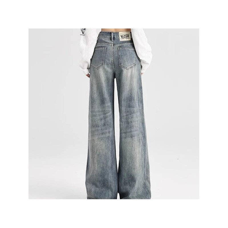 Vintage High Waist Wide Leg Jeans