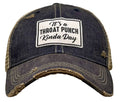 It's A Throat Punch Kinda Day Trucker Hat Baseball Cap