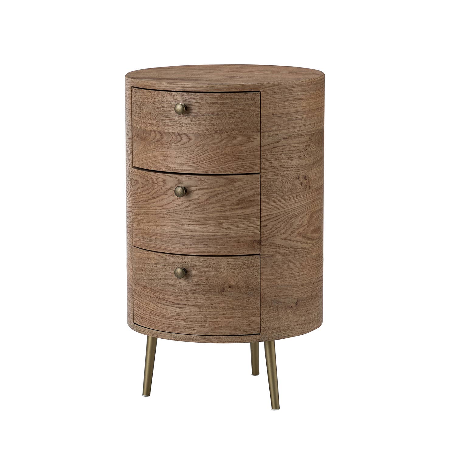 Etta Drum 3 - Drawer End Table