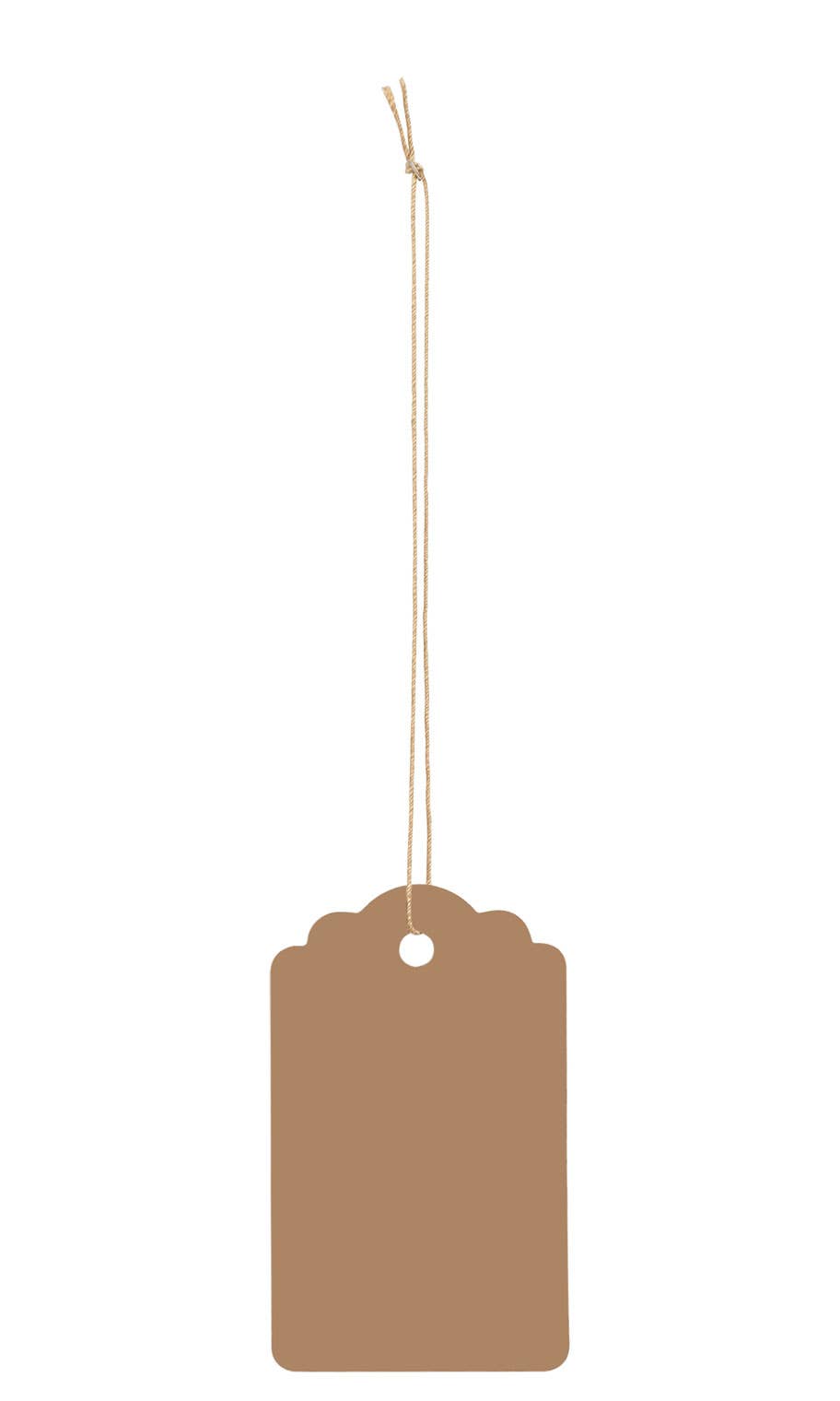 Strung Scalloped Price Tags