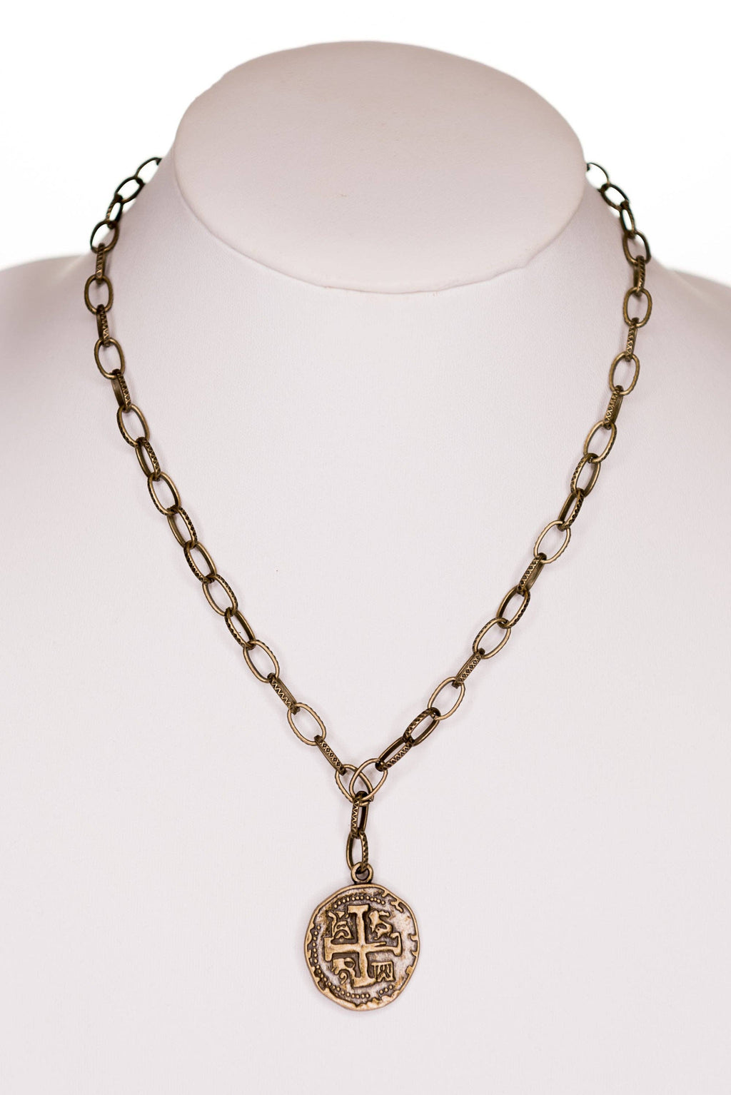 Jackie Necklace in Bronze