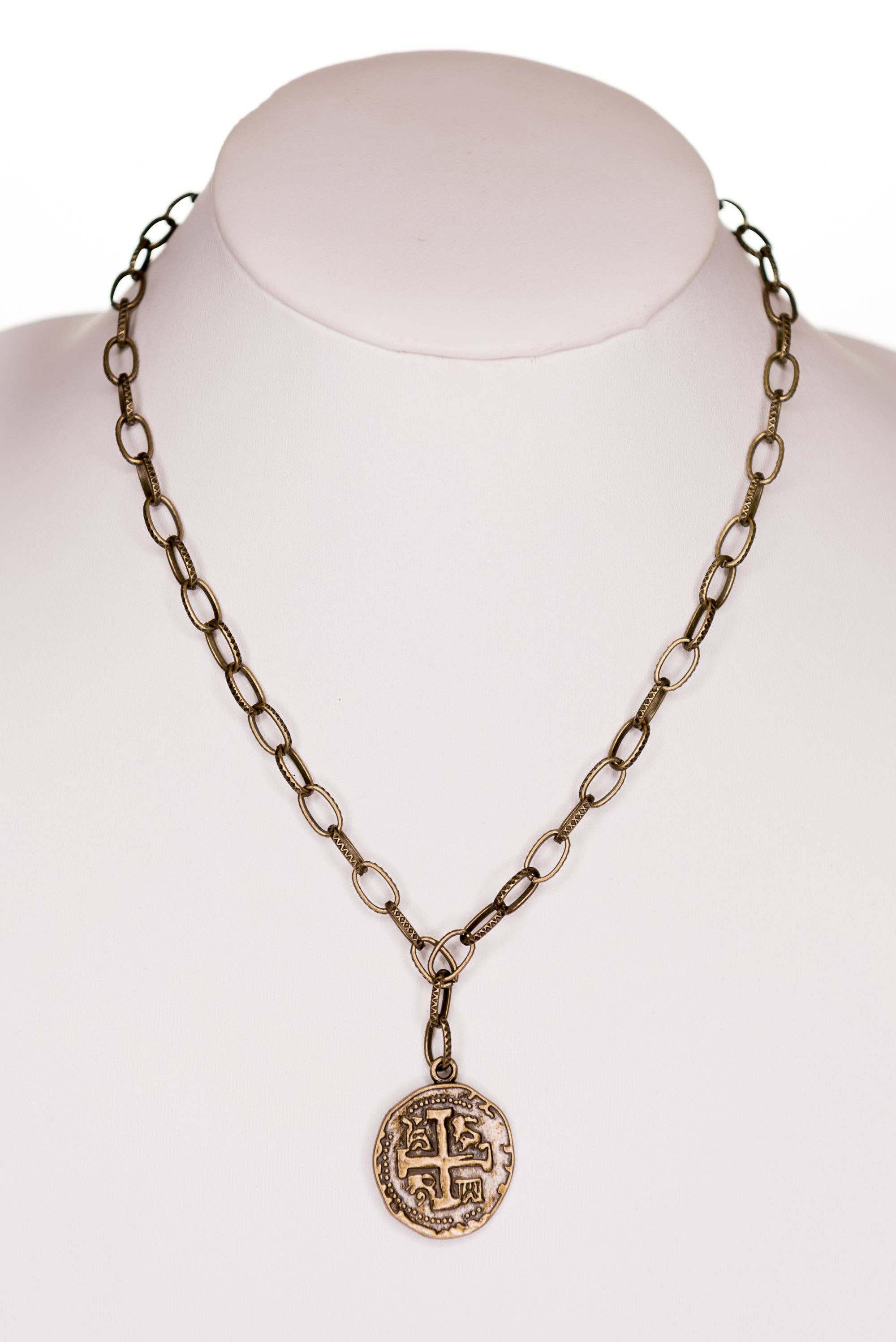 Jackie Necklace in Bronze