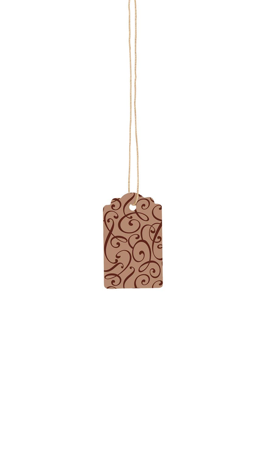 Strung Scalloped Price Tags
