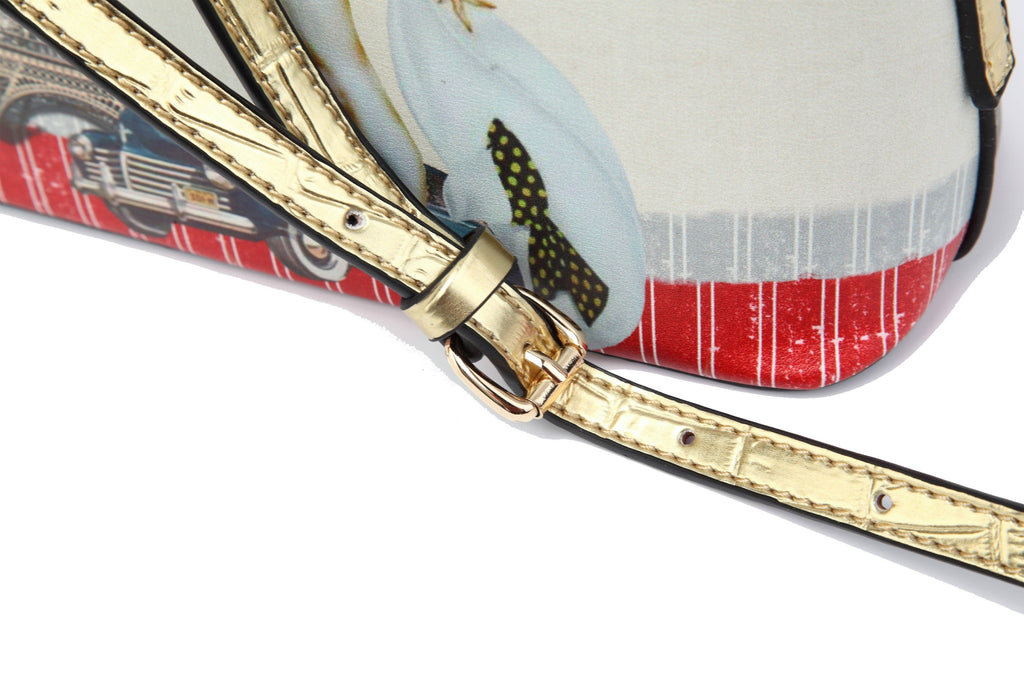 Arosa Retro-Inspired Crossbody Bag