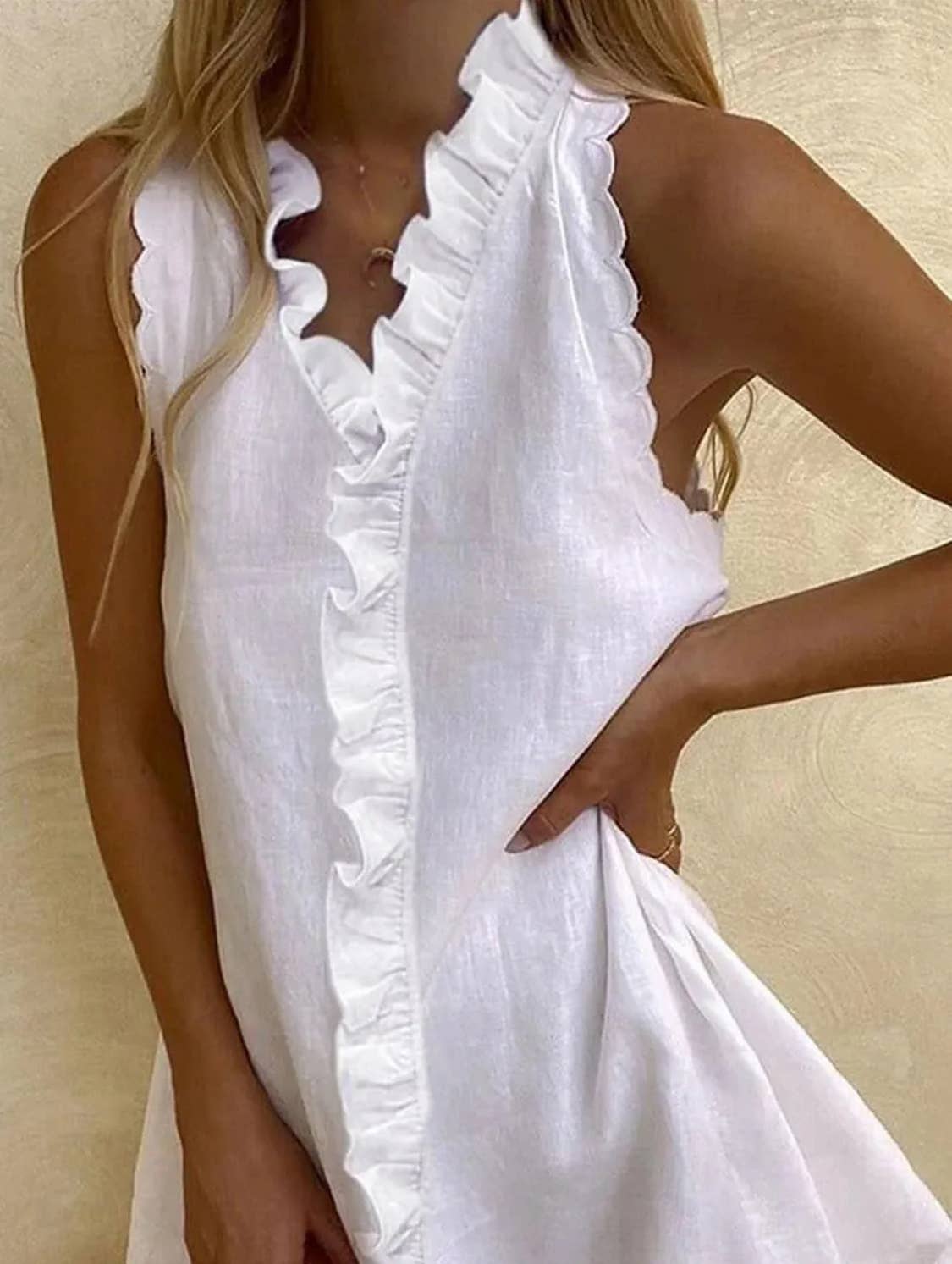 Cotton Linen Dress