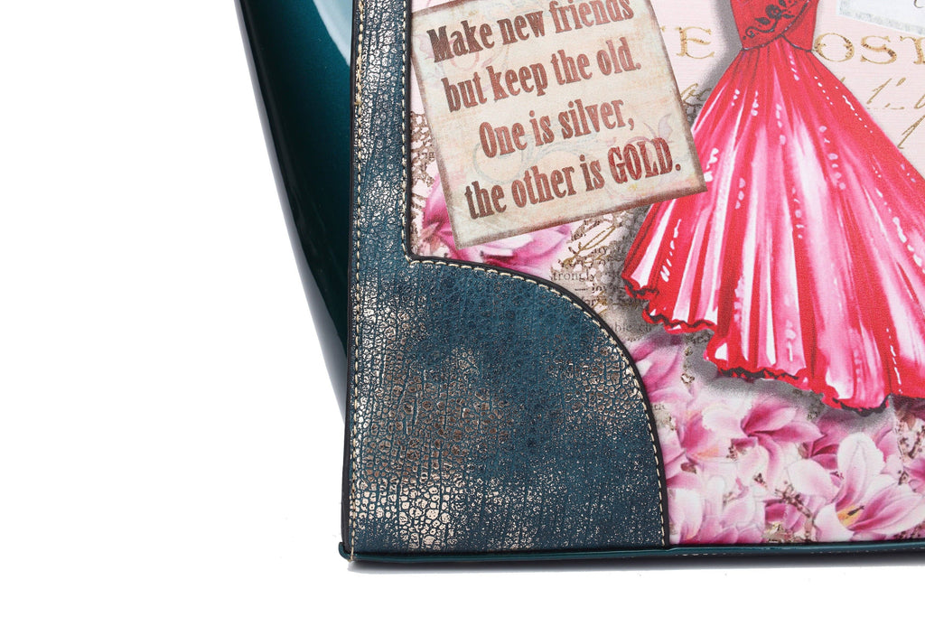 Arosa Lady Luck Vintage Scratch & Stain Resistant Tote Bag