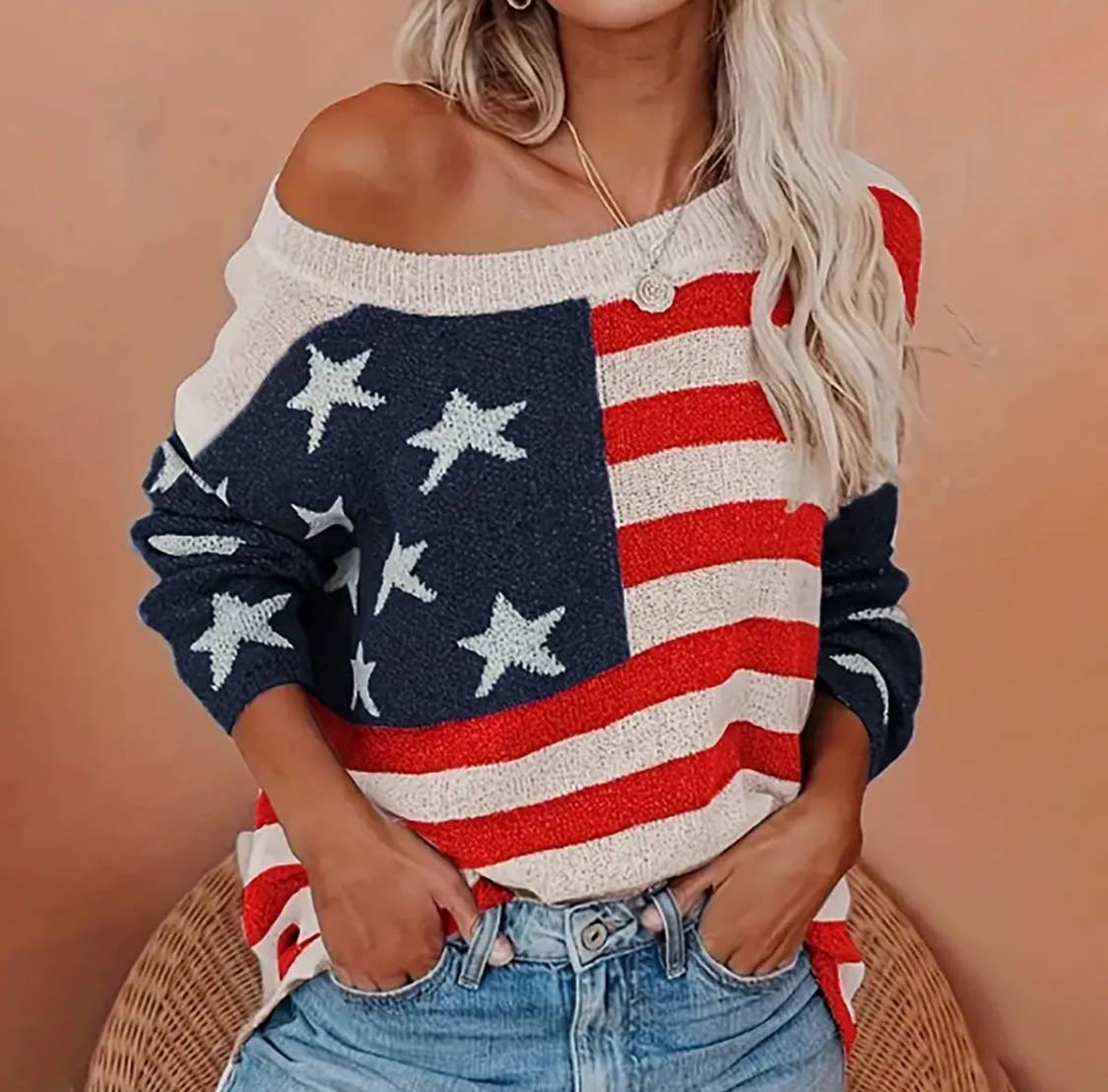 US Flag Sweater