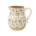 Cottage Bloom Green Floral Pitcher