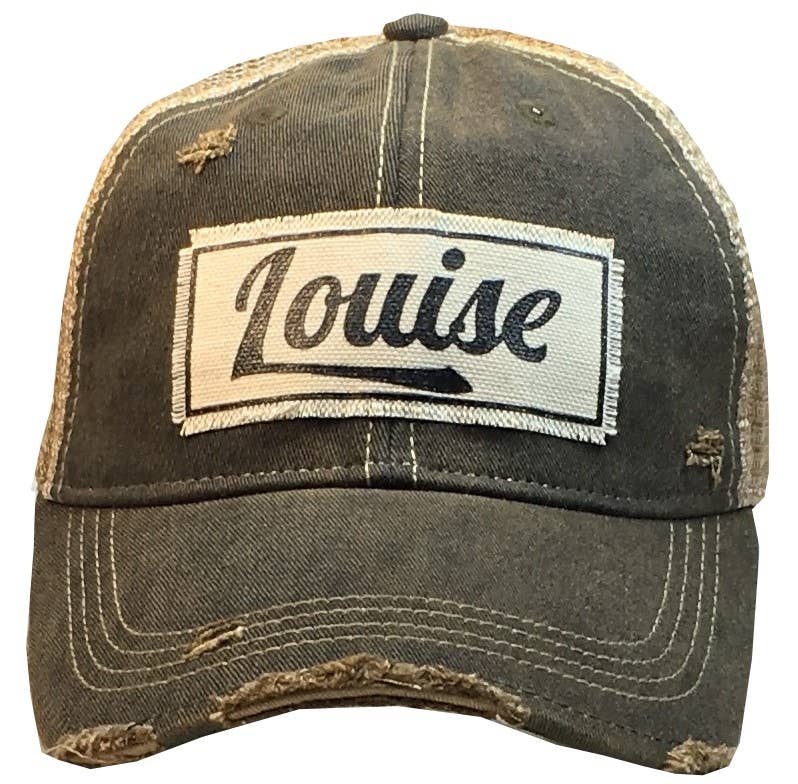 Louise Distressed Trucker Cap