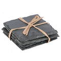 S/4 SQ SLATE COASTERS