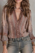 Vintage-Inspired Button-Up Blouse