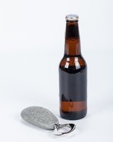 Nature-Inspired Stainless Steel  Stone Bottle Opener