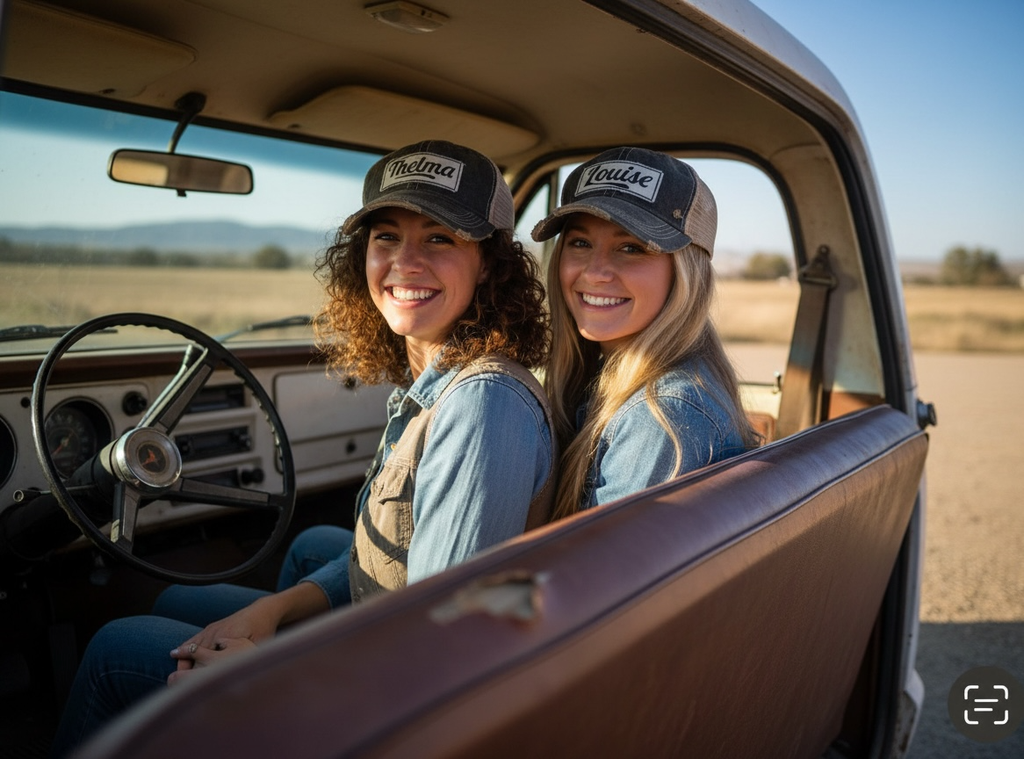 Louise Distressed Trucker Cap